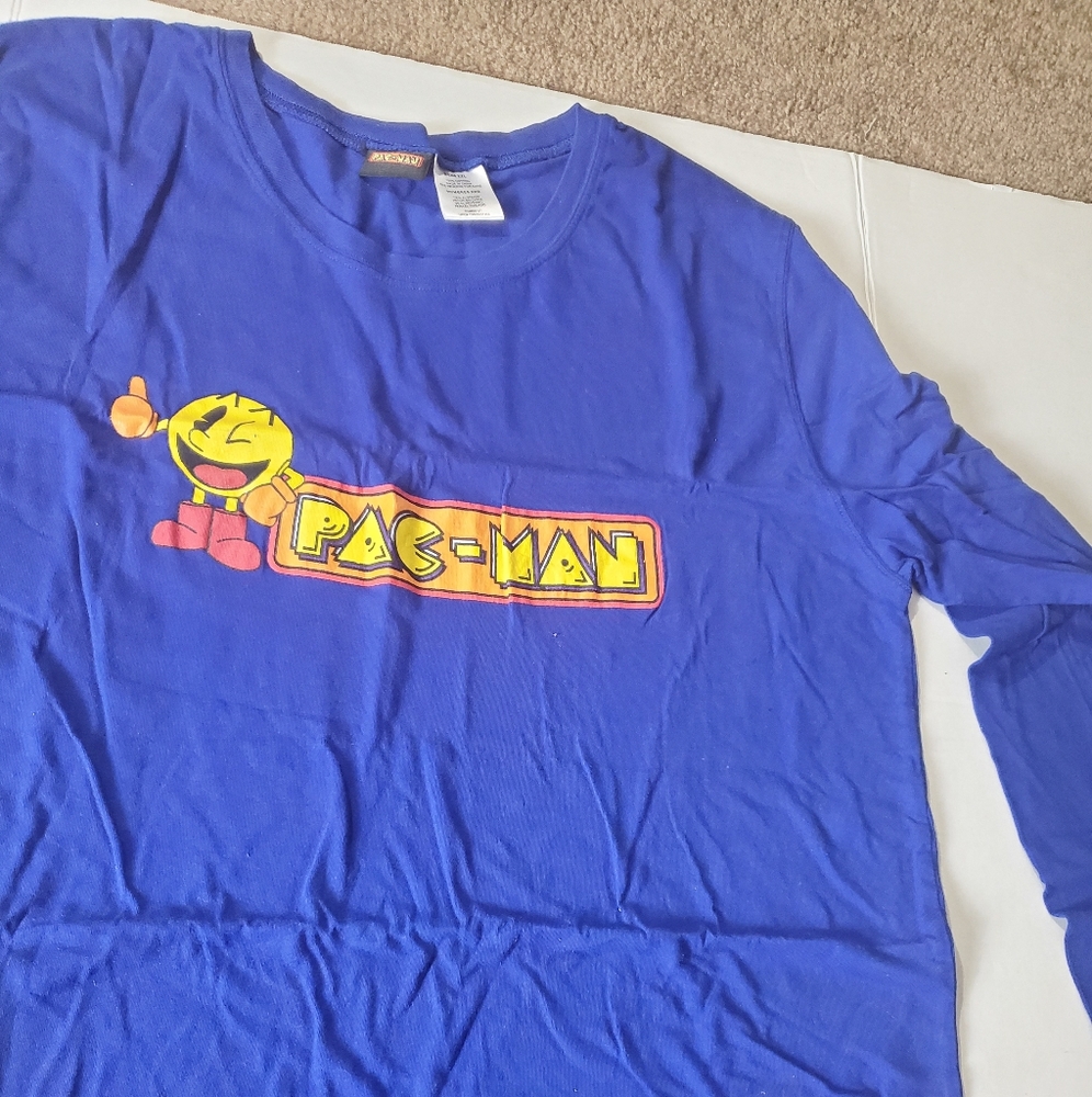 Vtg. PACMAN new 2XL  cotton T shirt  NEW